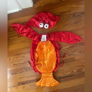 Red and Orange Lobster Costume - 6-18 months